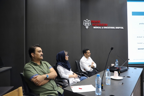 برگزاری دوره آموزشی تشخیصی رتینوپاتی نوزادان (ROP) در سالن آمفی تئاتر بیمارستان امام حسین ع
