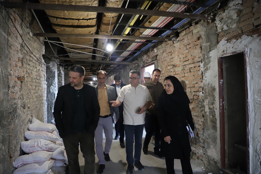 بازدید مدیریت از روند پیشرفت پروژه های عمرانی بیمارستان